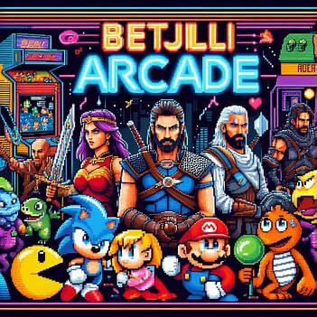 Betjili arcade games banner